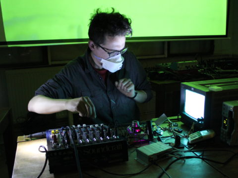 Stephen Cornford - Destruction of an Image Sensor (2016) live at Apiary Studios, London, UK.